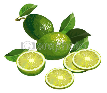 #2000077 - Limes with half and slices