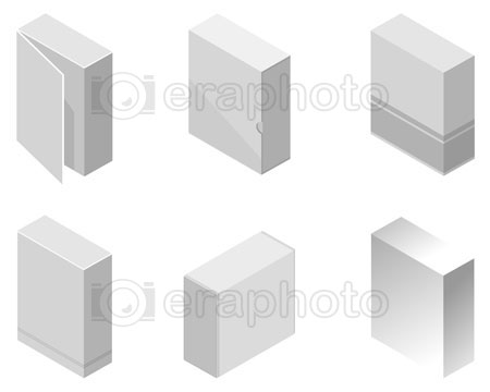 #2000317 - Illustration of different style software boxes