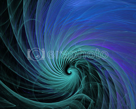 #2000396 - Abstract blue and purple spiral on black background
