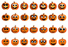 #2000159 - Happy pumpkin faces