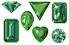 #2000185 - Different cut emeralds