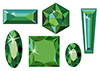 #2000186 - Different cut emeralds