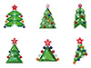 #2000221 - Set of Christmas trees