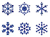 #2000222 - Set of snowflakes