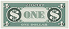 #2000250 - Game money - one dollar bill