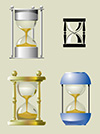 #2000263 - Sand clock in different styles