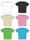 #2000279 - Illustration of t-shirts in different colors