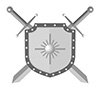 #2000299 - Illustration of shield and two swords