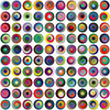 #2000416 - Abstract geometric background made of circles