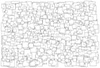 #2000422 - Background made of various size squares, black and white